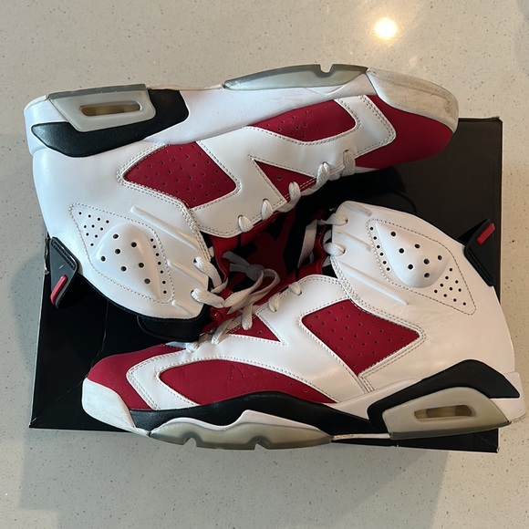 jordan retro 6 carmine mens
